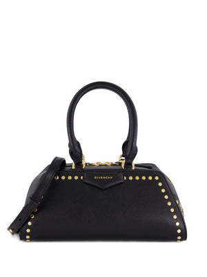 Givenchy Mini Antigona East-West Bag In Box Leather With Studs Detail