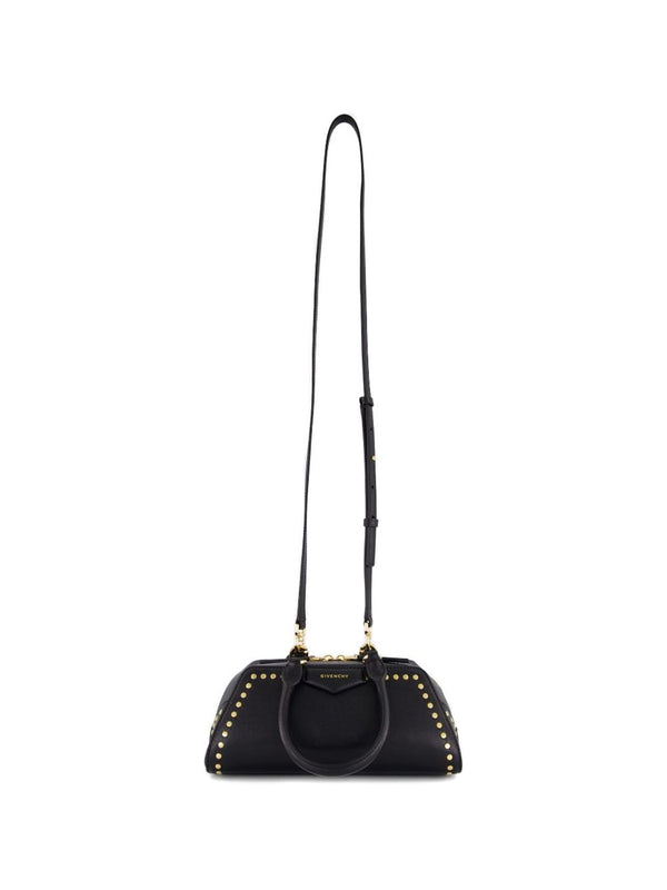 Givenchy Mini Antigona East-West Bag In Box Leather With Studs Detail