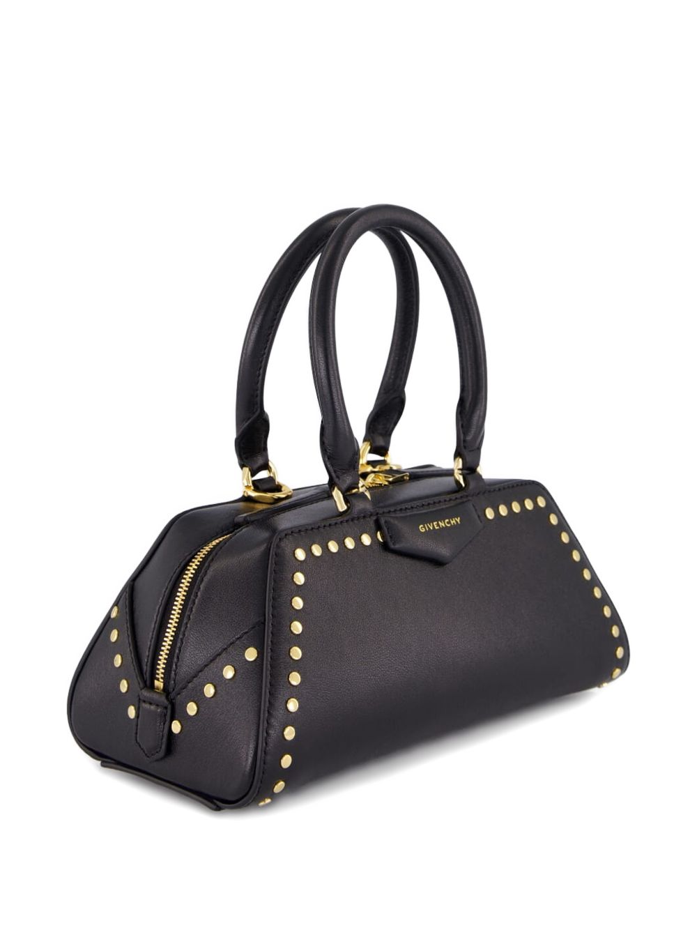 حقيبة Givenchy Mini Antigona East-West من الجلد البوكسي مع تفاصيل ترصيع