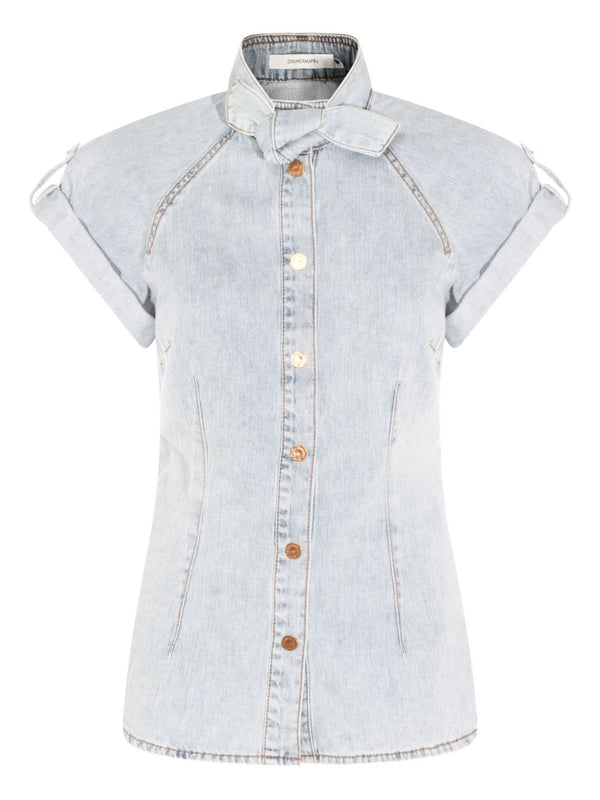 Zimmermann Shirts Clear Blue