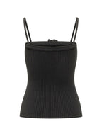 Courreges Pre CourrÃ¨ges Ribbed tank top