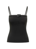 Courreges Pre CourrÃ¨ges Ribbed tank top