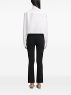 Courreges Pre CourrÃ¨ges Ribbed knitted trousers