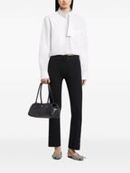 Courreges Pre CourrÃ¨ges Ribbed knitted trousers