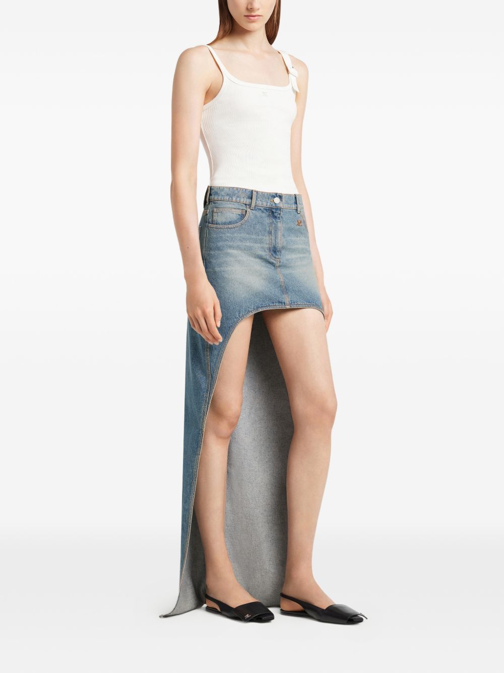 COURREGES PRE تنانير أزرق