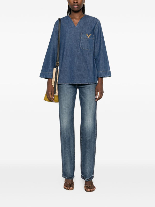 Valentino Shirts Blue