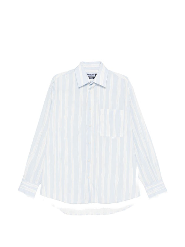 JACQUEMUS Shirts Clear Blue