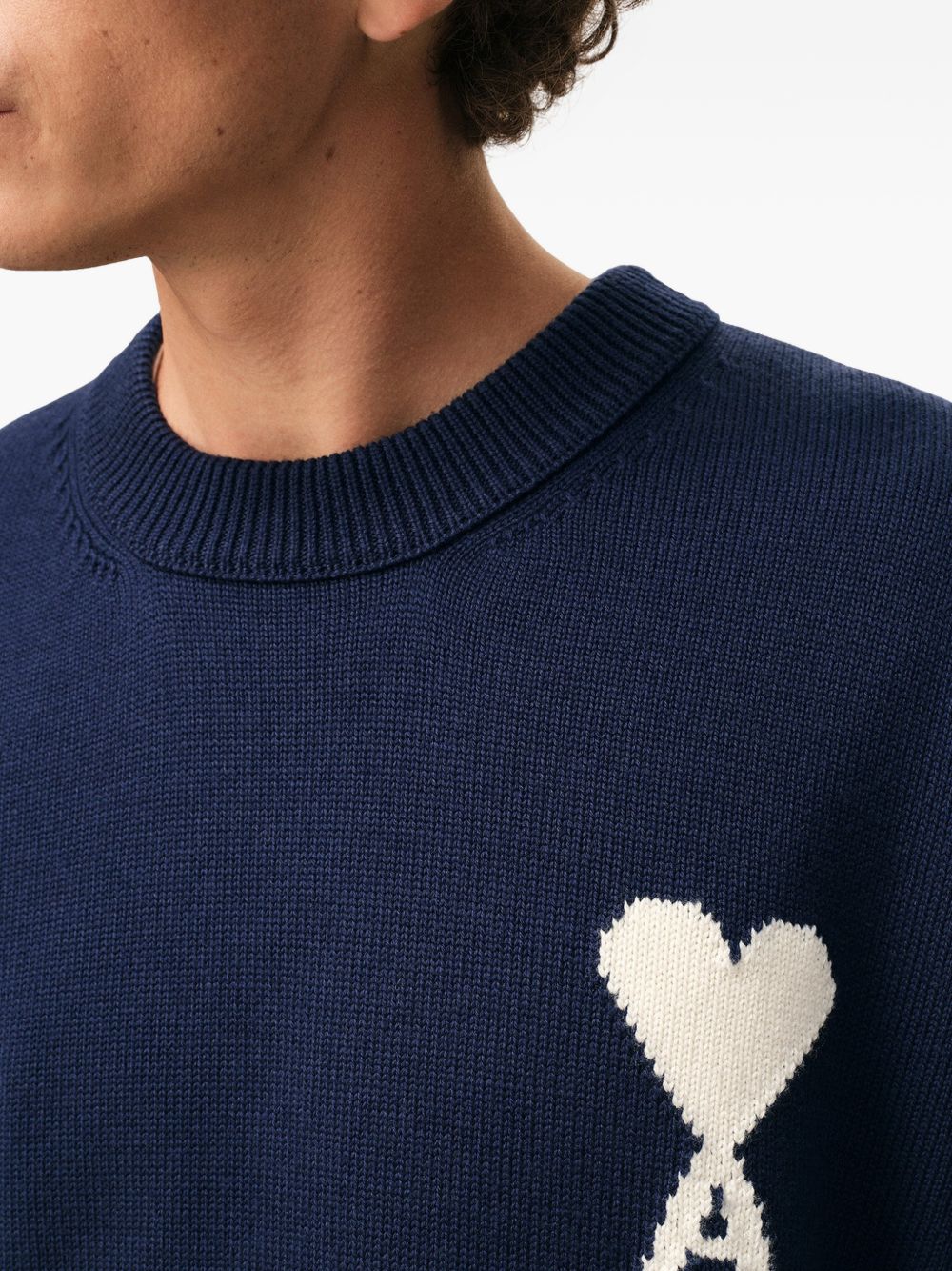 Ami Paris Sweaters Blue