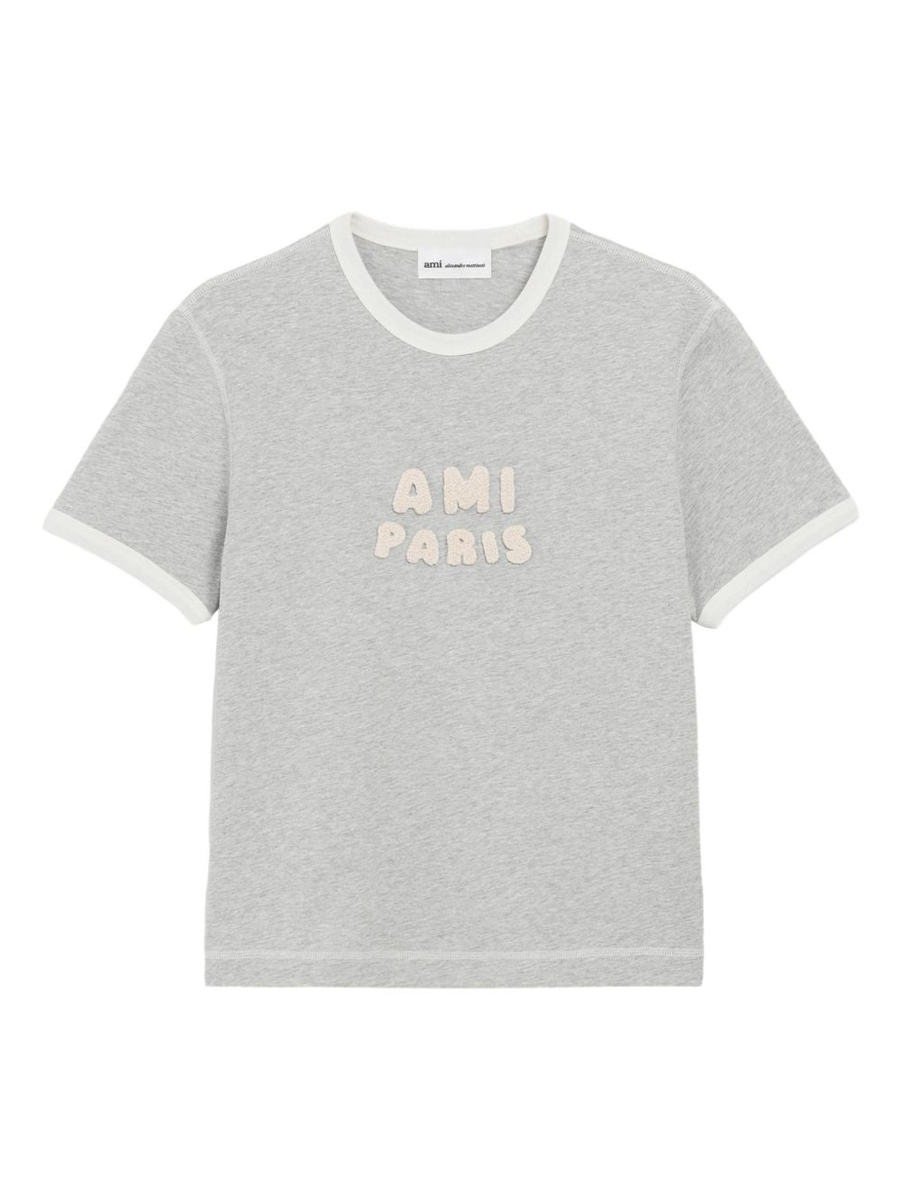 Ami Paris T-shirts and Polos Grey