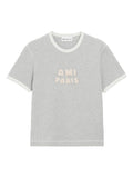 Ami Paris T-shirts and Polos Grey