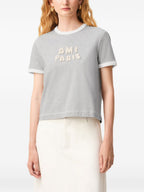 Ami Paris T-shirts and Polos Grey
