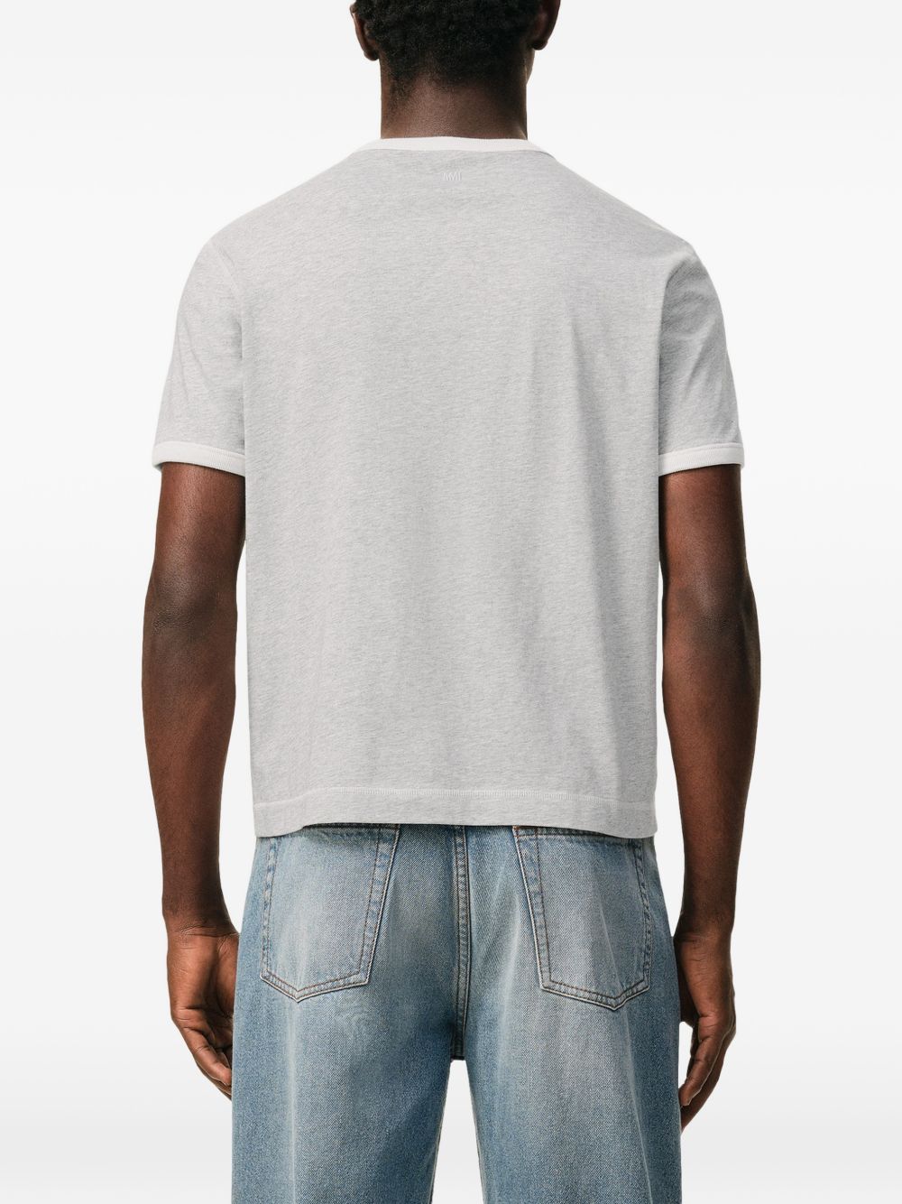 Ami Paris T-shirts and Polos Grey
