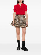 Ganni Nylon mini skirt