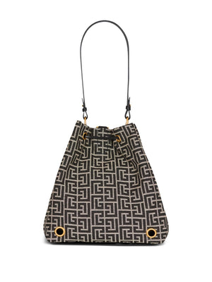 Balmain Pulse Monogram Jacquard Backpack