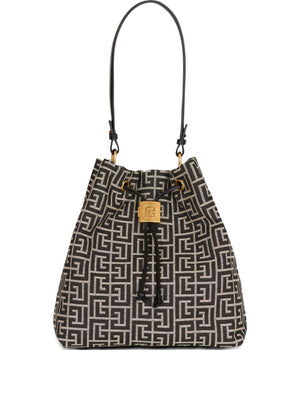 Balmain Pulse Monogram Jacquard Backpack