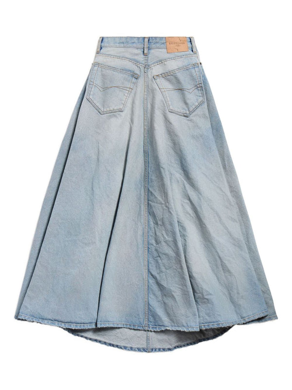 Balenciaga Godet Maxi Skirt