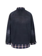 Balenciaga patched shirt jacket