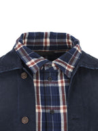 Balenciaga patched shirt jacket