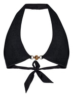 Versace La Medusa triangle bikini top