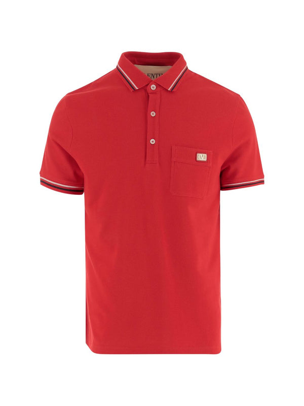 Valentino T-shirts and Polos Red