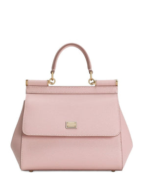 Dolce & Gabbana-medium Sicily handbag in pink leather