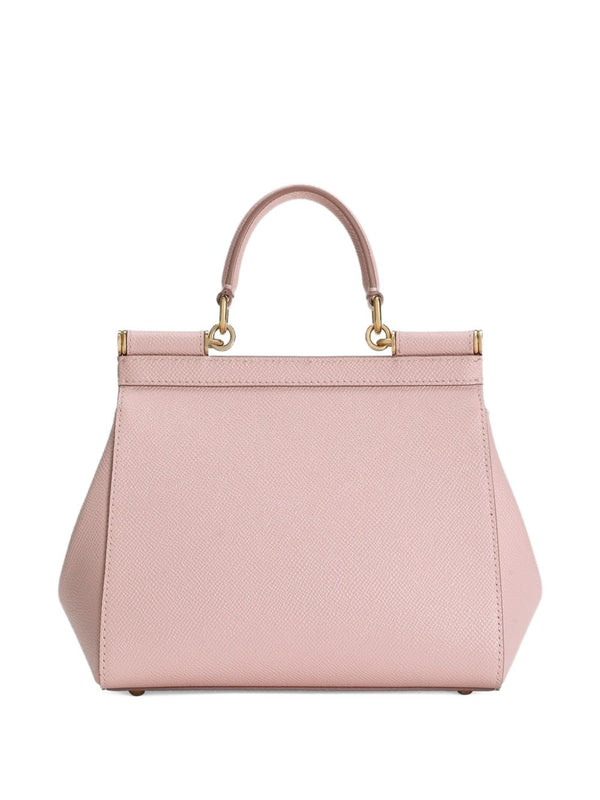 Dolce & Gabbana-medium Sicily handbag in pink leather
