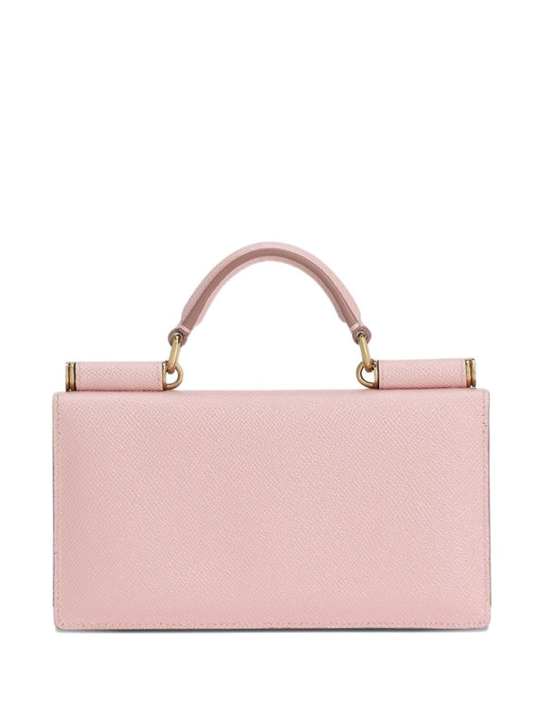 Dolce & Gabbana-Miss Sicily mini bag in pink leather