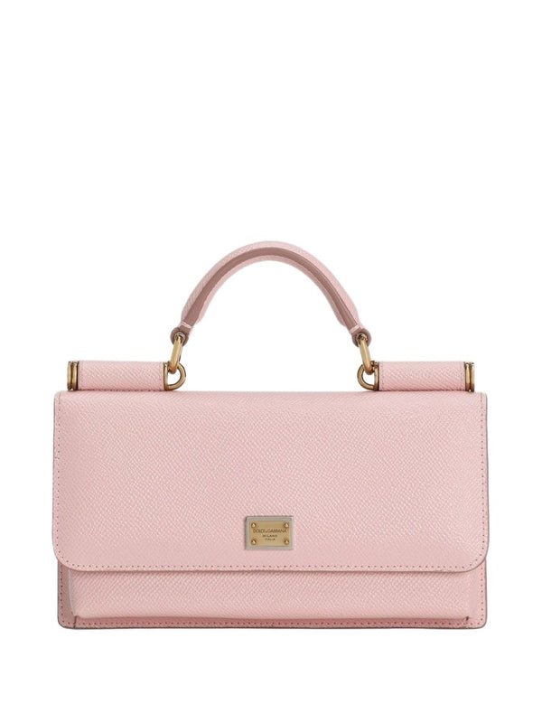 Dolce & Gabbana-Miss Sicily mini bag in pink leather