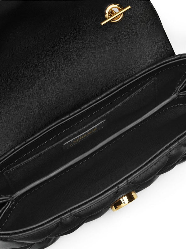 Versace Kleio Mini Quilted Nappa Leather Bag