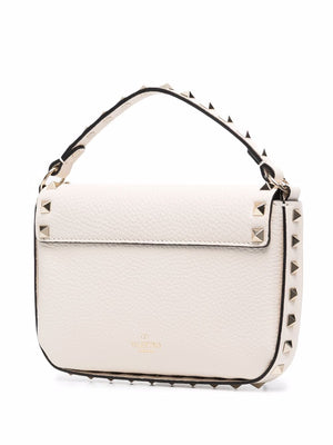 Valentino Garavani Rockstud Grainy Calfskin Pouch