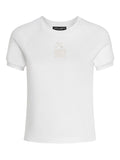 Dolce & Gabbana-logo-embroidered T-shirt