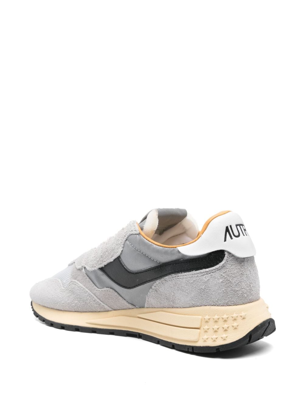 Autry REELWIND LOW SUEDE AND REFLECTIVE NYLON SNEAKERS