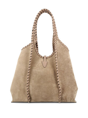 Tod'S T Timeless Shopping Bag In Suede Medium