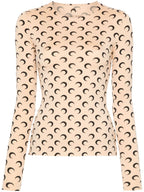 Marine Serre Moon crewneck top