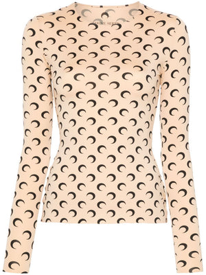 MARINE SERRE Top Beige