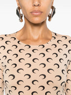 Marine Serre Moon crewneck top