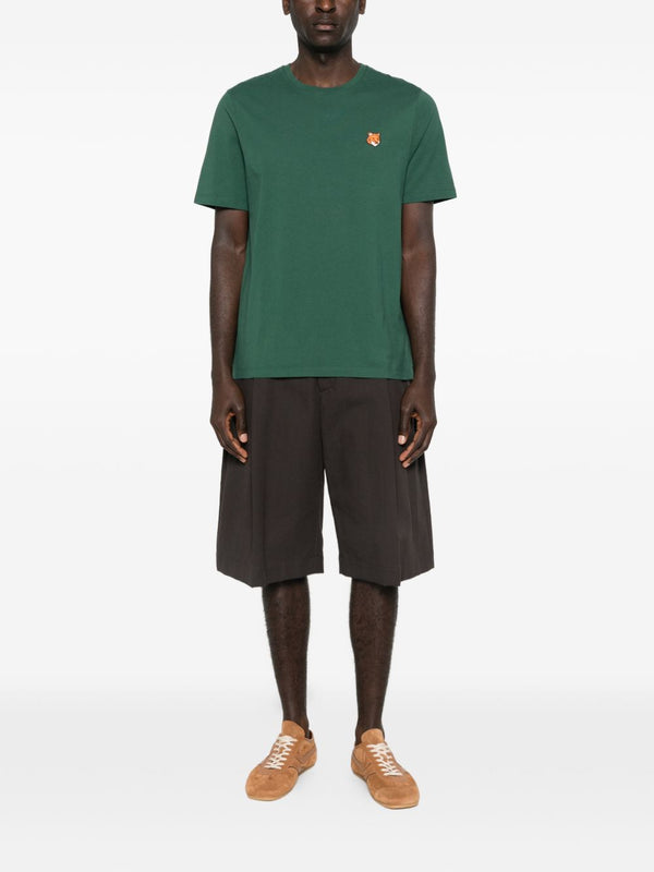 Maison Kitsuné Fox motif round neck short sleeves