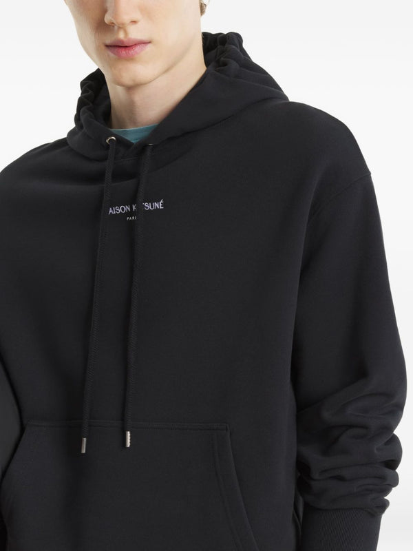Maison Kitsuné Logo cotton hoodie