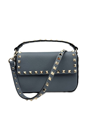 Valentino Garavani Rockstud Grainy Calfskin Pouch