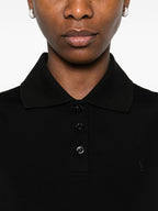 Saint Laurent Cotton sleeveless polo shirt