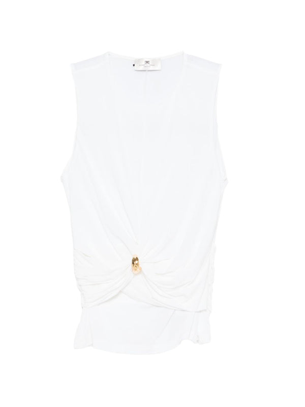 Elisabetta Franchi Top Ivory
