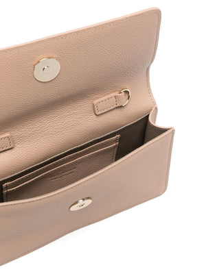 Emporio Armani Mini Bag In Tumbled Leather