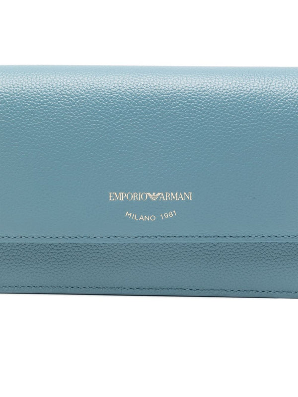 Emporio Armani Mini Bag In Tumbled Leather
