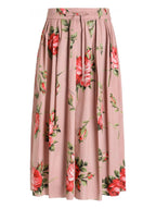 Dolce & Gabbana Roses bouquet long skirt