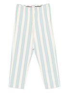 Forte Forte Striped drawstring trousers