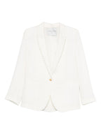 Forte Forte Linen single-breasted jacket
