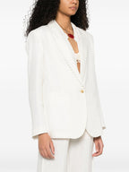 Forte Forte Linen single-breasted jacket