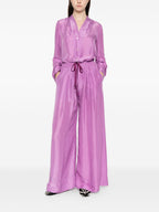 Forte Forte Silk drawstring trousers