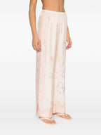 Forte Forte Printed silk trousers