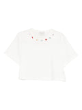 Forte Forte Embroidered cotton t-shirt